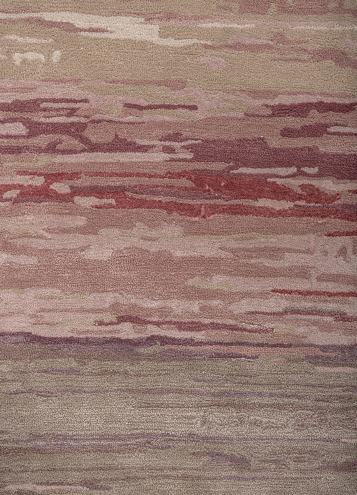 genesis beige and brown wool and viscose hand tufted Rug - CloseUp genesis beige and brown wool and viscose hand tufted Rug - CloseUp