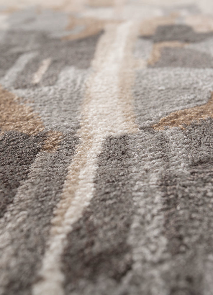 genesis ivory wool and viscose hand tufted Rug - CloseUp genesis ivory wool and viscose hand tufted Rug - CloseUp