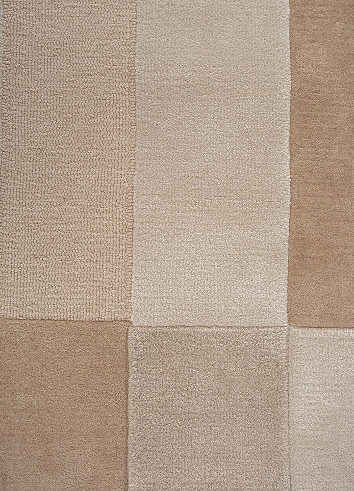 cera ivory wool and viscose hand tufted Rug - CloseUp