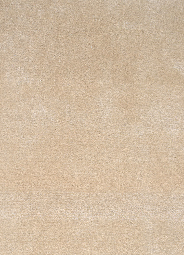 aprezo ivory wool and bamboo silk hand tufted Rug - CloseUp