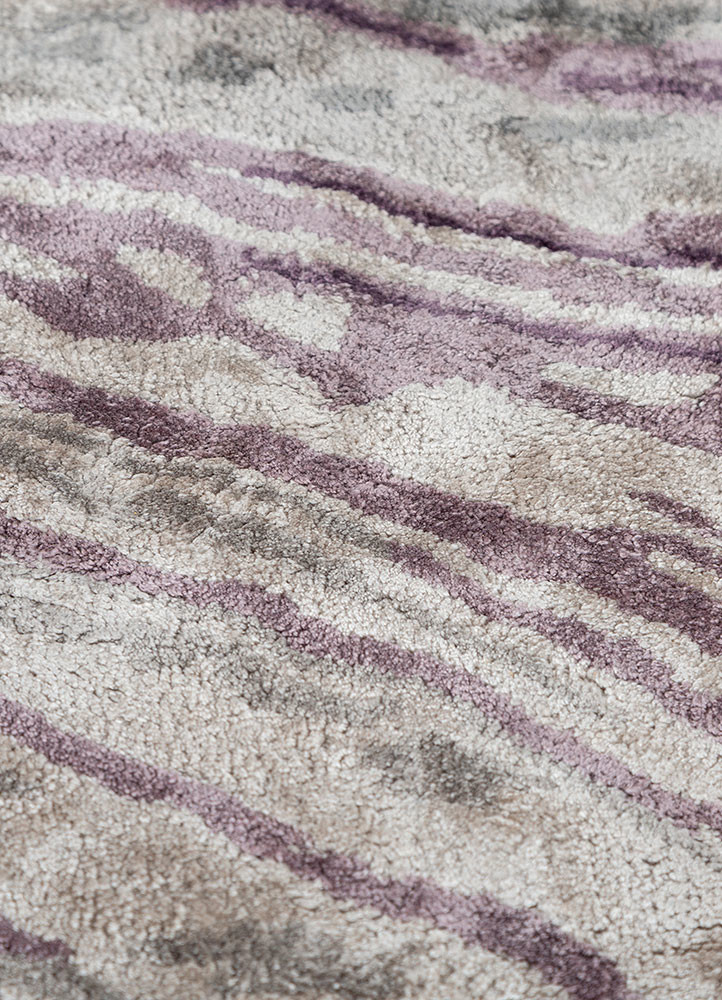 genesis grey and black viscose hand tufted Rug - CloseUp genesis grey and black viscose hand tufted Rug - CloseUp