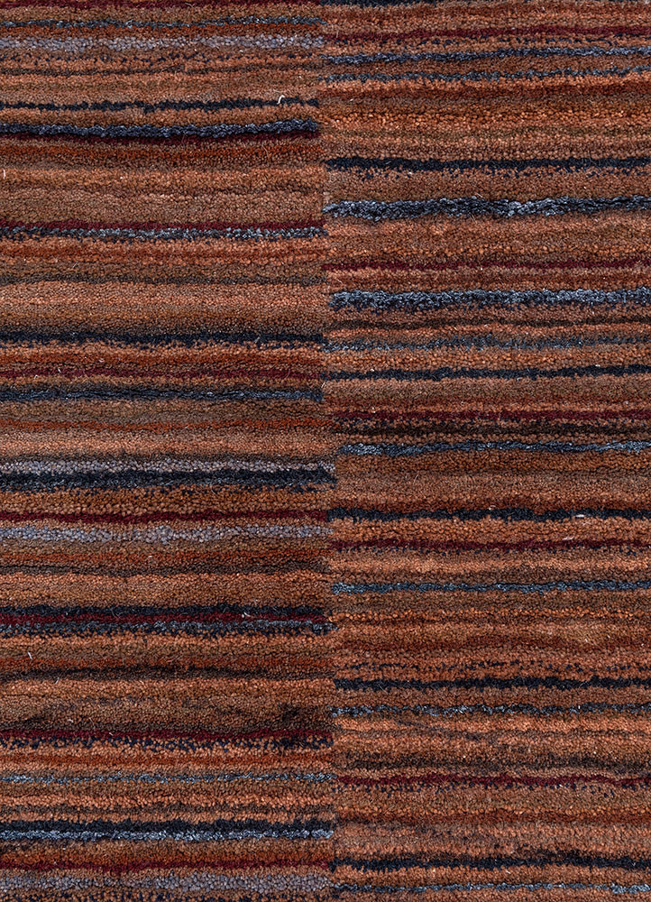 acar red and orange wool and viscose hand tufted Rug - CloseUp acar red and orange wool and viscose hand tufted Rug - CloseUp