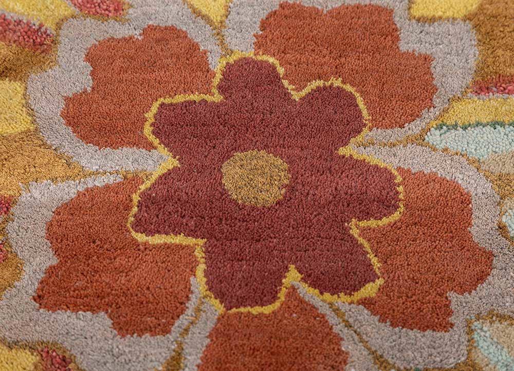 hacienda grey and black wool and viscose hand tufted Rug - CloseUp hacienda grey and black wool and viscose hand tufted Rug - CloseUp