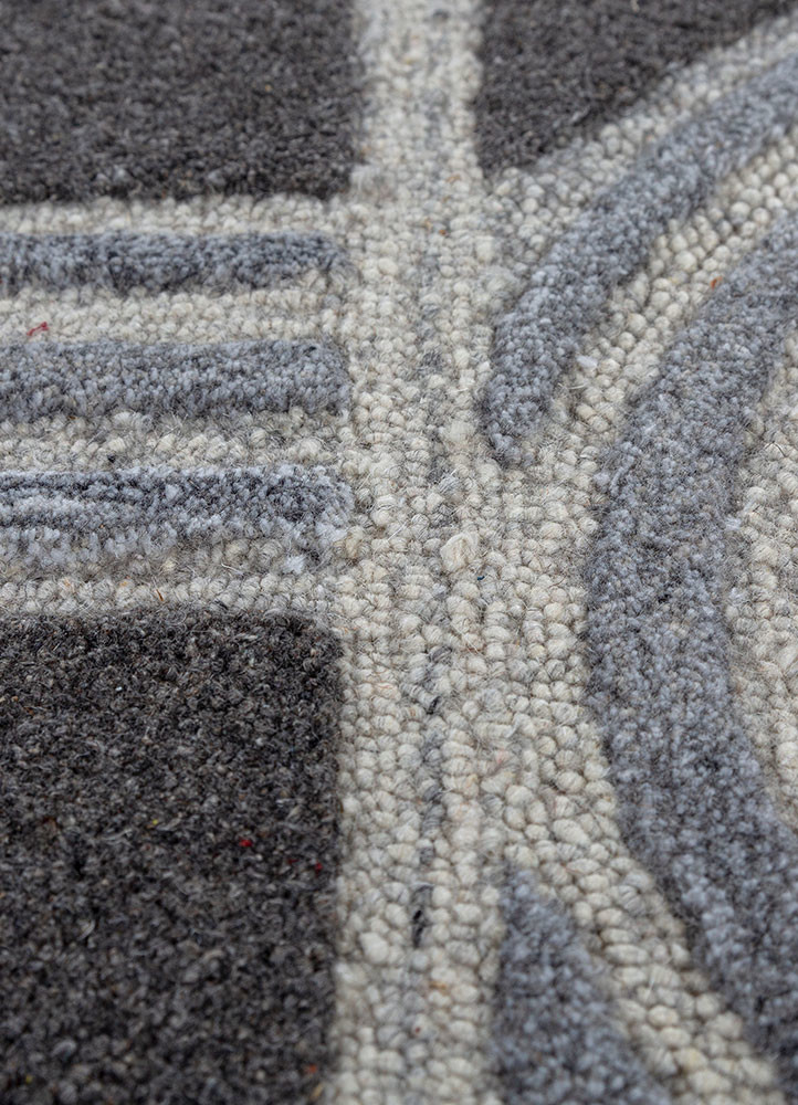 pathways ivory wool and viscose hand tufted Rug - CloseUp pathways ivory wool and viscose hand tufted Rug - CloseUp