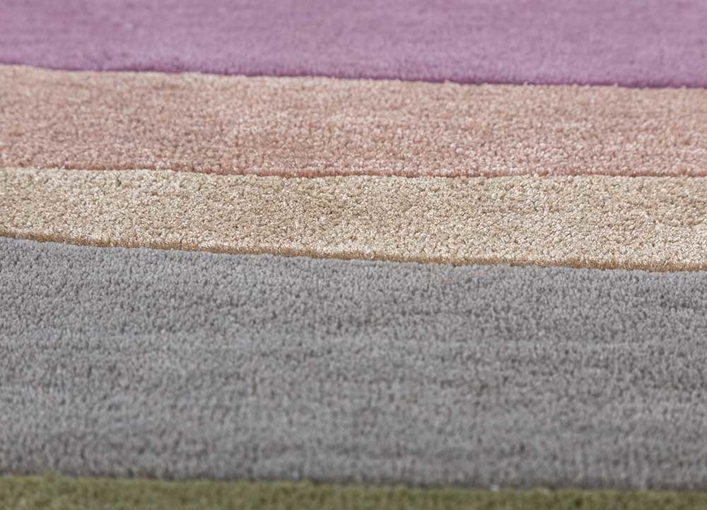 confetti pink and purple wool and viscose hand tufted Rug - CloseUp confetti pink and purple wool and viscose hand tufted Rug - CloseUp