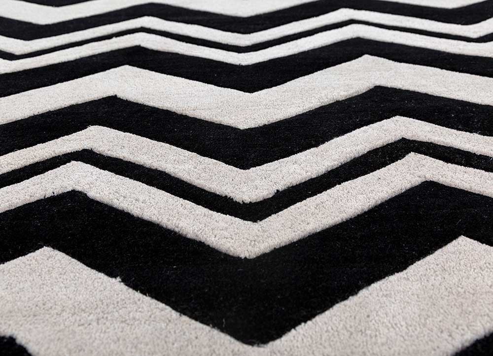 adrift ivory wool hand tufted Rug - CloseUp