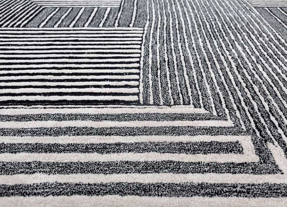 caliedo ivory wool hand tufted Rug - CloseUp