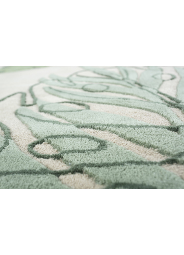 aprezo ivory wool hand tufted Rug - CloseUp aprezo ivory wool hand tufted Rug - CloseUp