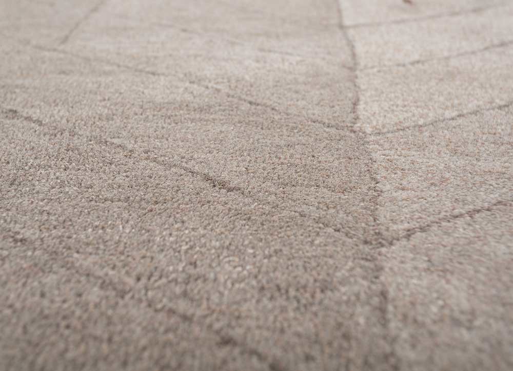 chroma gold wool and viscose hand tufted Rug - CloseUp