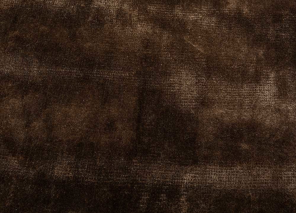 cera beige and brown viscose hand tufted Rug - CloseUp cera beige and brown viscose hand tufted Rug - CloseUp