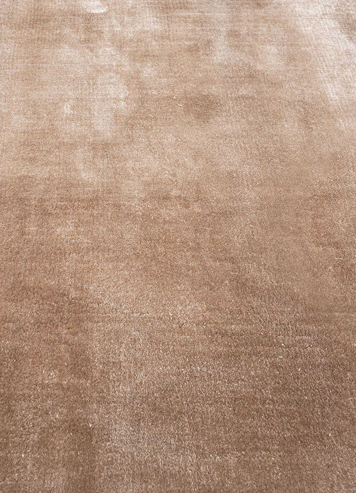 cera red and orange viscose hand tufted Rug - CloseUp