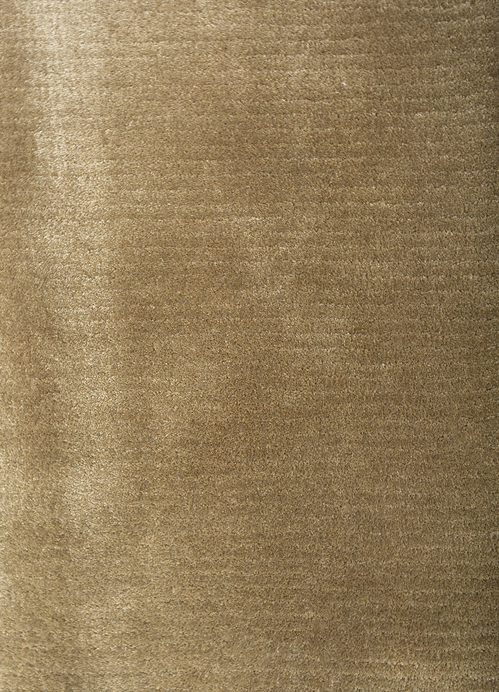 cera green viscose hand tufted Rug - CloseUp