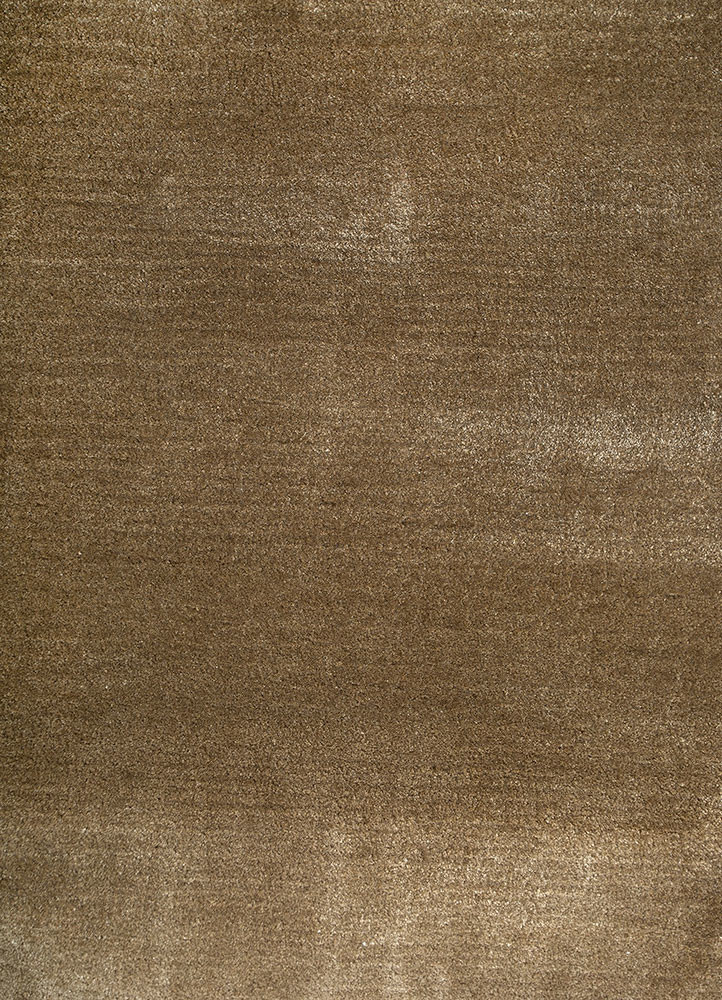 cera green viscose hand tufted Rug - CloseUp