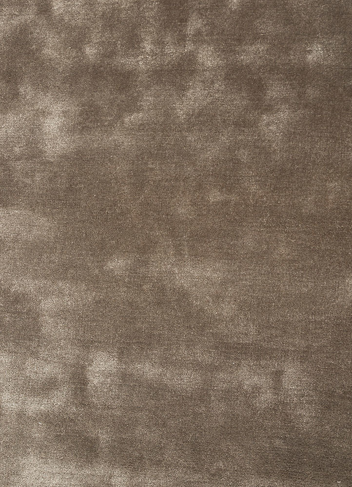 cera green viscose hand tufted Rug - CloseUp