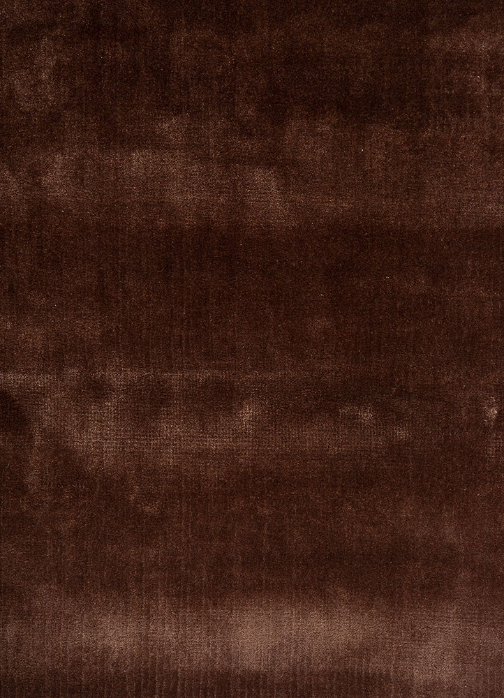 cera beige and brown viscose hand tufted Rug - CloseUp