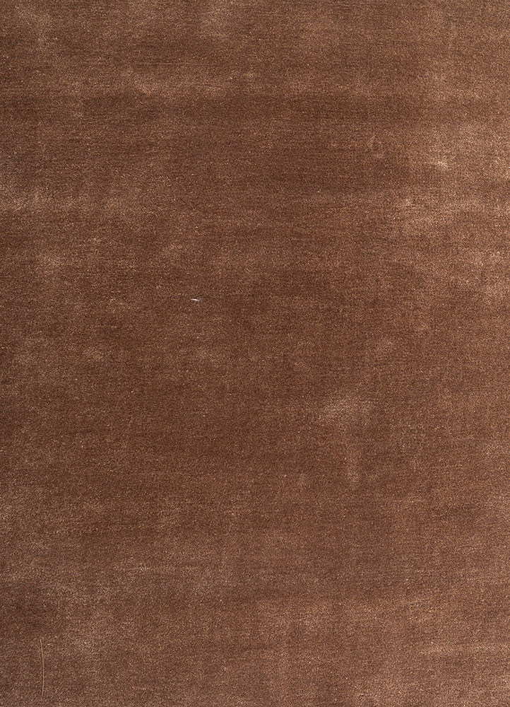 cera beige and brown viscose hand tufted Rug - CloseUp