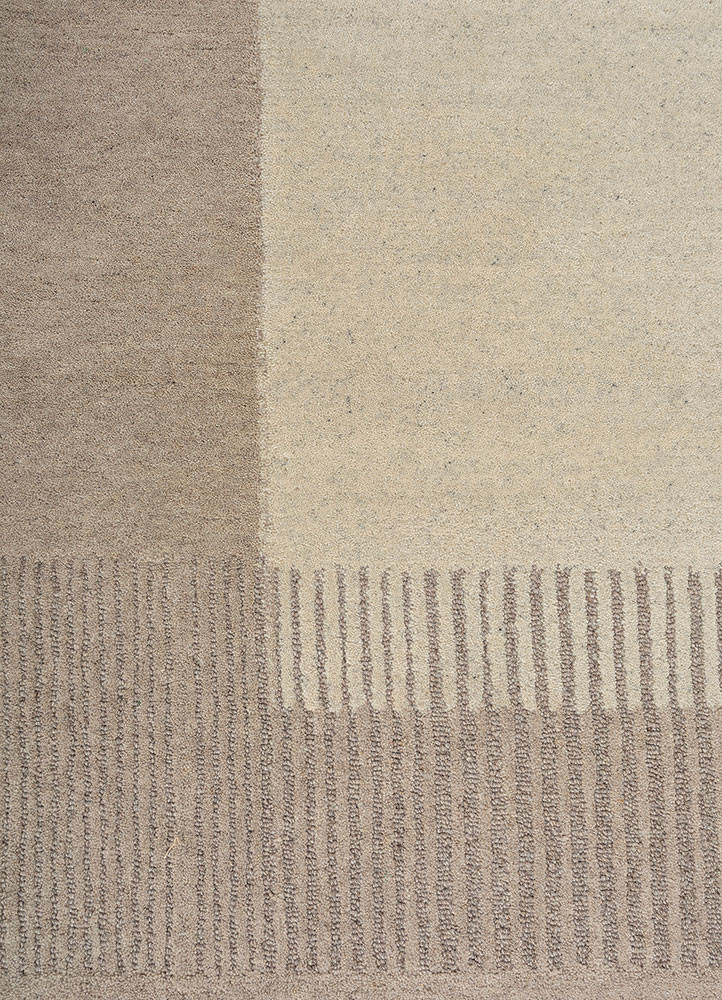 pathways ivory wool hand tufted Rug - CloseUp pathways ivory wool hand tufted Rug - CloseUp