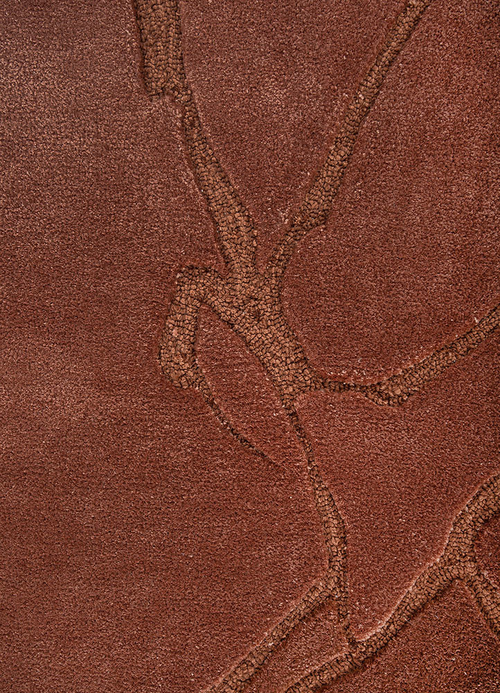 genesis red and orange wool and viscose hand tufted Rug - CloseUp genesis red and orange wool and viscose hand tufted Rug - CloseUp