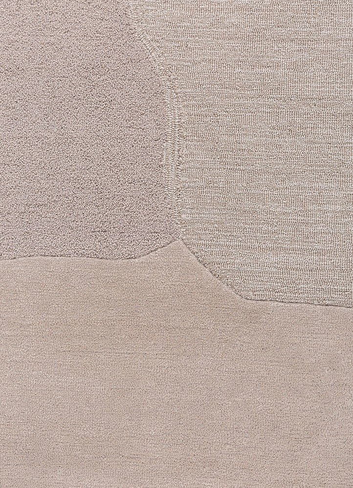 joy ivory wool and viscose hand tufted Rug - CloseUp