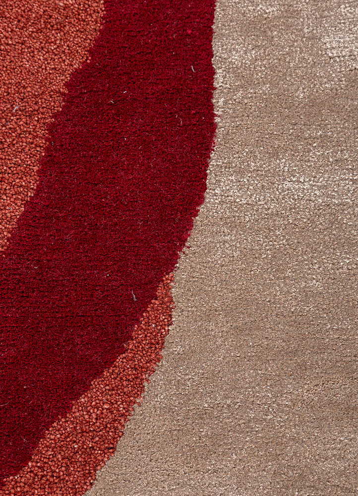 joy ivory wool and viscose hand tufted Rug - CloseUp joy ivory wool and viscose hand tufted Rug - CloseUp