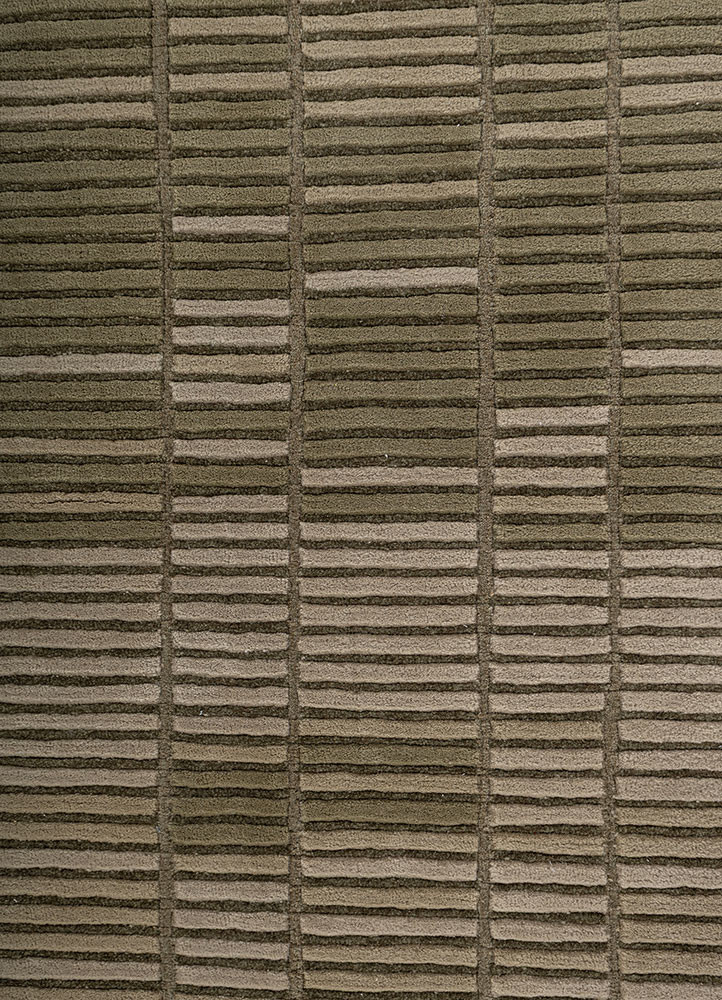 wild wanderlust green wool hand tufted Rug - CloseUp wild wanderlust green wool hand tufted Rug - CloseUp