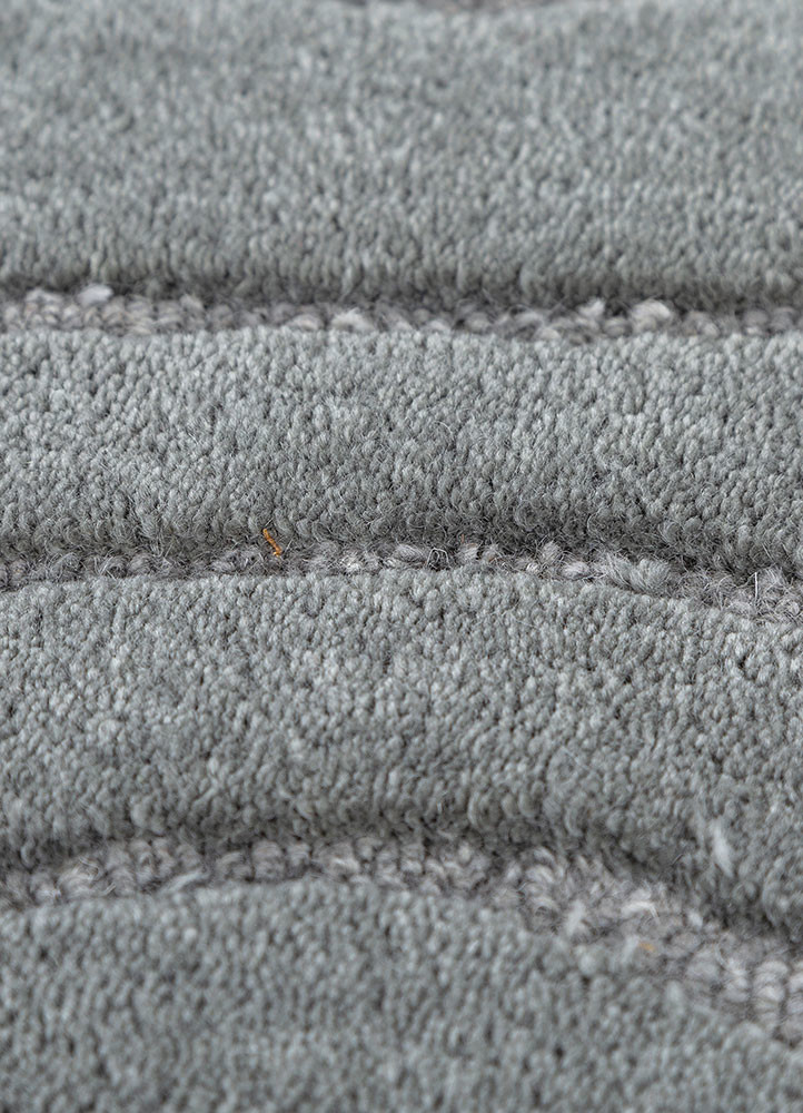 cera blue wool and viscose hand tufted Rug - CloseUp cera blue wool and viscose hand tufted Rug - CloseUp