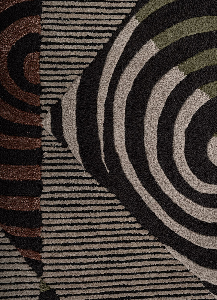 acar ivory wool and viscose hand tufted Rug - CloseUp acar ivory wool and viscose hand tufted Rug - CloseUp