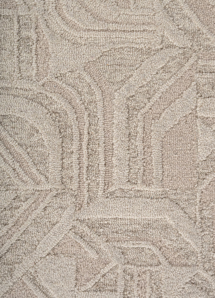 pathways multi wool hand tufted Rug - CloseUp