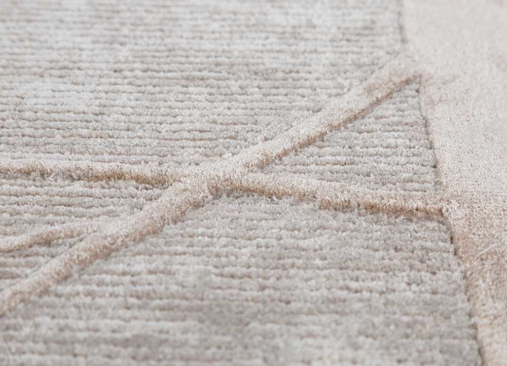 infini grey and black wool and viscose hand tufted Rug - CloseUp infini grey and black wool and viscose hand tufted Rug - CloseUp