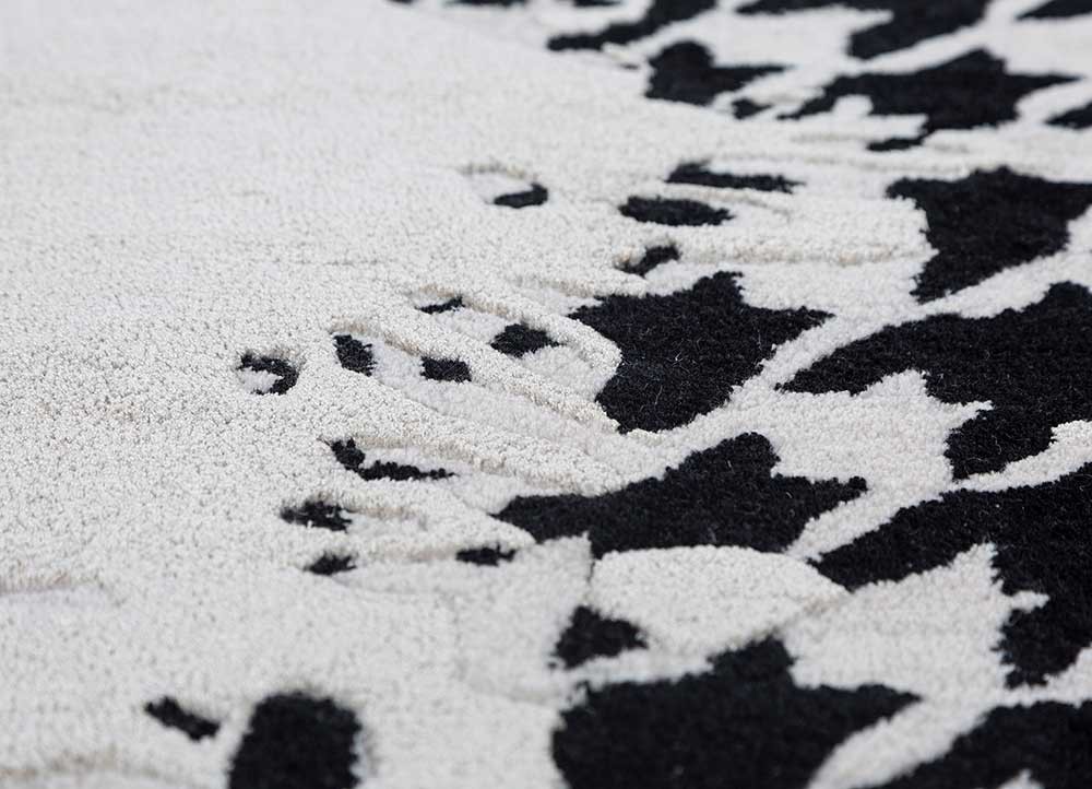 adrift ivory wool and viscose hand tufted Rug - CloseUp