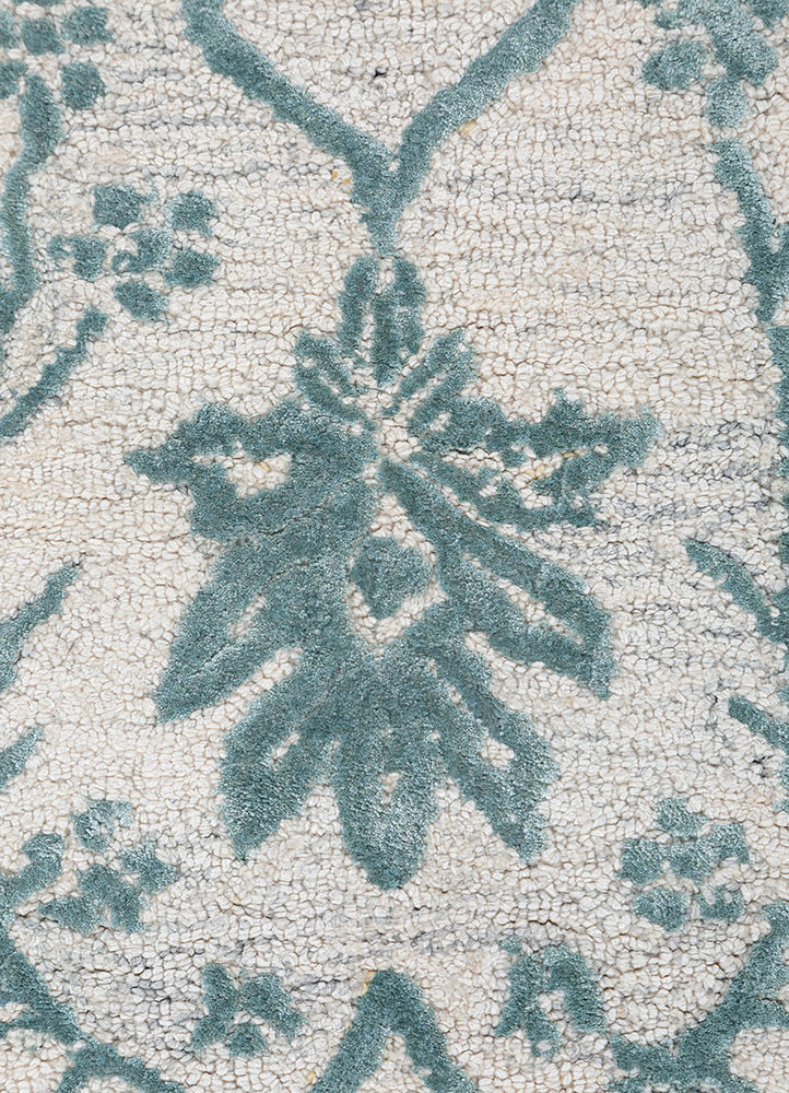 imara ivory wool and viscose hand tufted Rug - CloseUp imara ivory wool and viscose hand tufted Rug - CloseUp