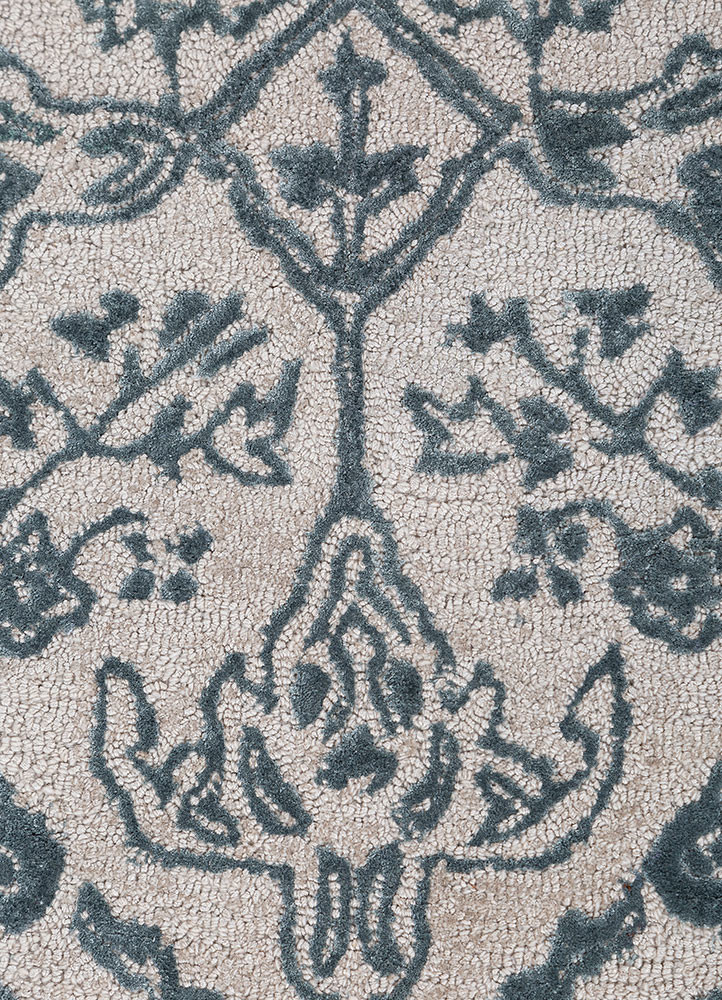 imara ivory wool and viscose hand tufted Rug - CloseUp imara ivory wool and viscose hand tufted Rug - CloseUp