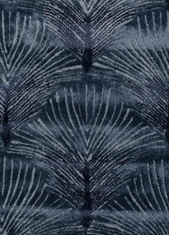 aurelia ivory viscose hand tufted Rug - CloseUp