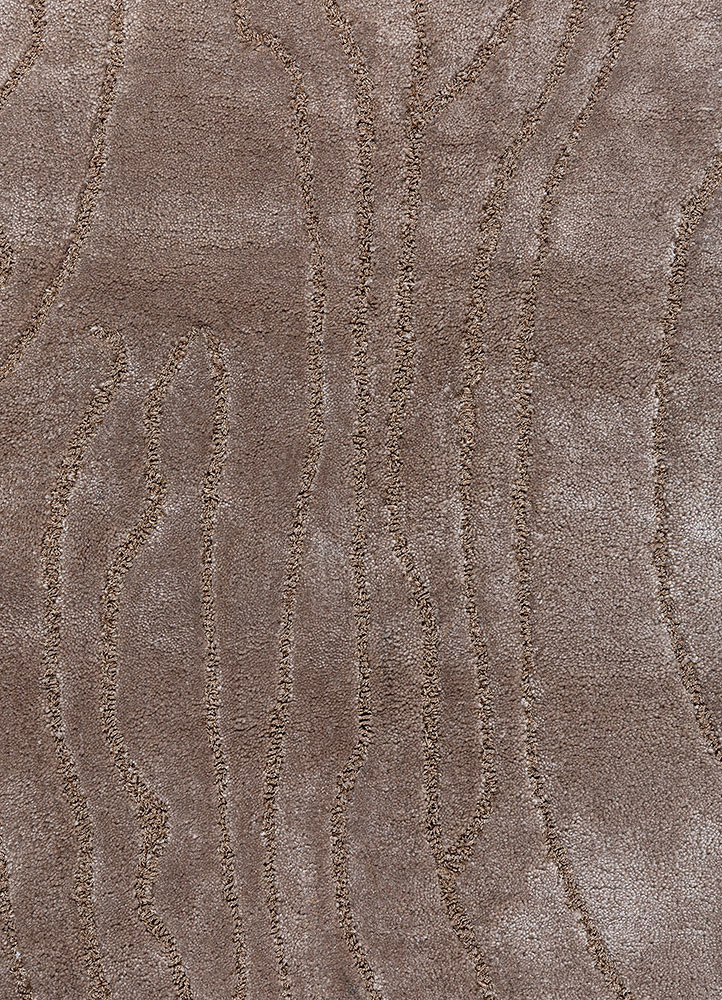 white noise ivory viscose hand tufted Rug - CloseUp white noise ivory viscose hand tufted Rug - CloseUp