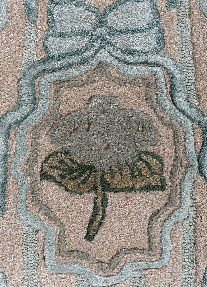 confetti ivory wool and viscose hand tufted Rug - CloseUp