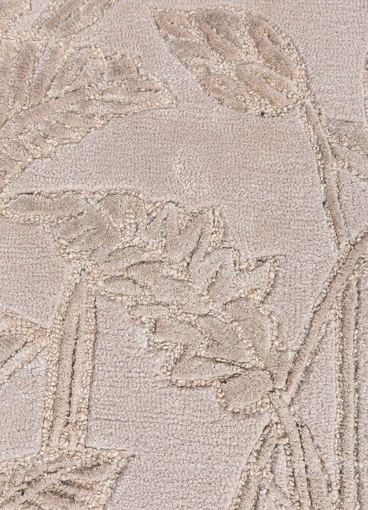 aurelia ivory wool and viscose hand tufted Rug - CloseUp aurelia ivory wool and viscose hand tufted Rug - CloseUp
