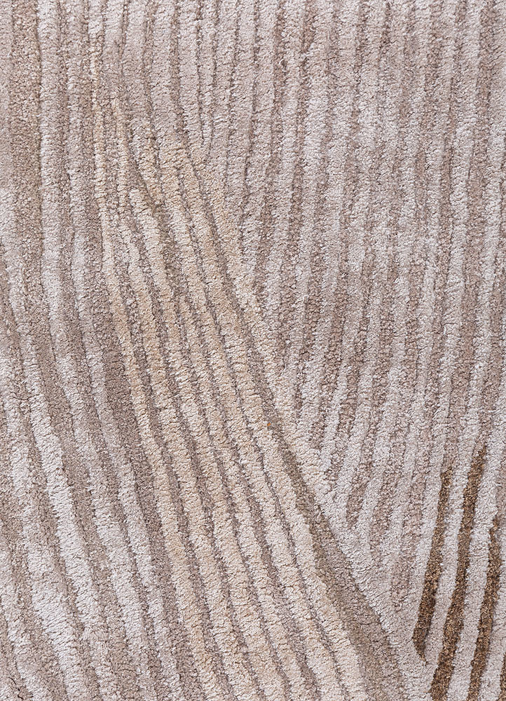 lucid ivory wool and viscose hand tufted Rug - CloseUp lucid ivory wool and viscose hand tufted Rug - CloseUp