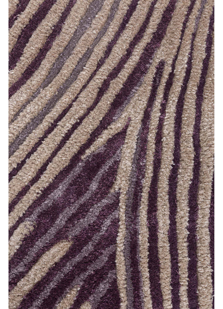 lucid pink and purple wool and viscose hand tufted Rug - CloseUp lucid pink and purple wool and viscose hand tufted Rug - CloseUp