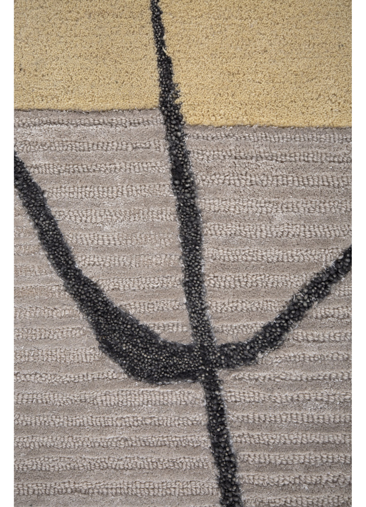 modo ivory wool and viscose hand tufted Rug - CloseUp modo ivory wool and viscose hand tufted Rug - CloseUp