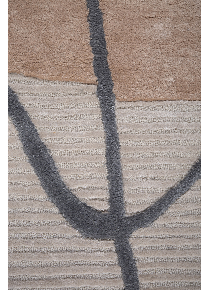 modo ivory wool and viscose hand tufted Rug - CloseUp modo ivory wool and viscose hand tufted Rug - CloseUp