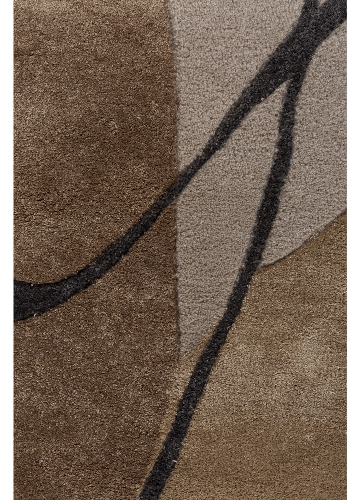 modo ivory wool and viscose hand tufted Rug - CloseUp modo ivory wool and viscose hand tufted Rug - CloseUp