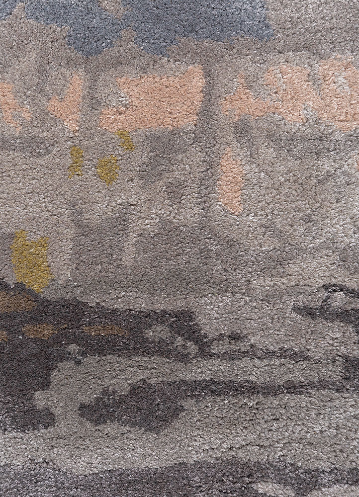 genesis ivory wool and viscose hand tufted Rug - CloseUp genesis ivory wool and viscose hand tufted Rug - CloseUp