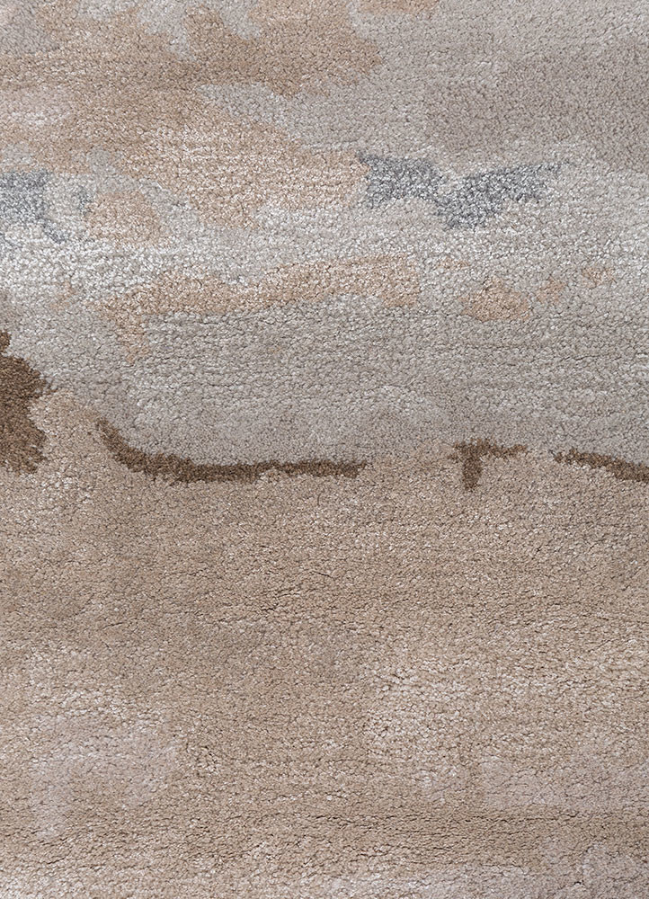 genesis ivory wool and viscose hand tufted Rug - CloseUp genesis ivory wool and viscose hand tufted Rug - CloseUp