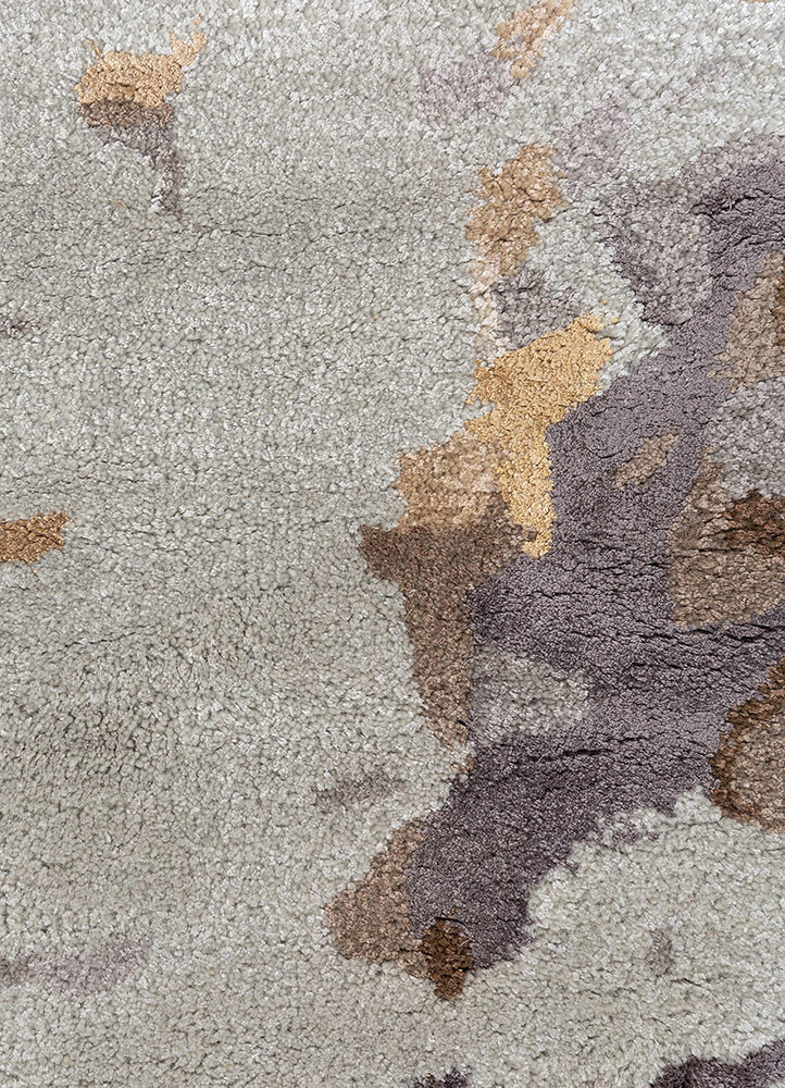 genesis ivory wool and viscose hand tufted Rug - CloseUp genesis ivory wool and viscose hand tufted Rug - CloseUp