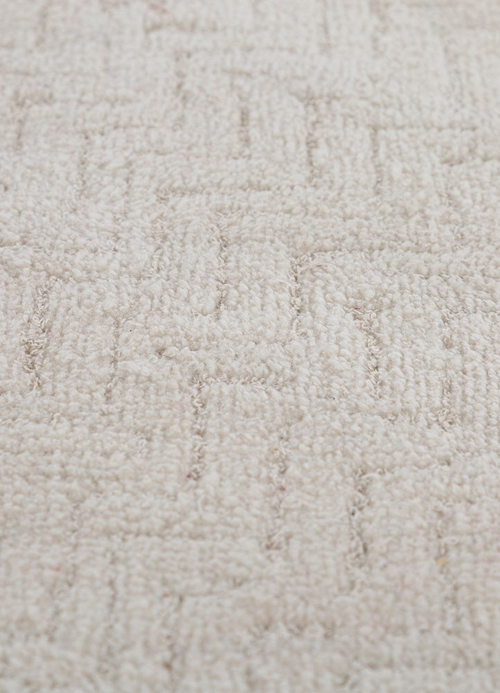 atelier ivory wool hand knotted Rug - CloseUp atelier ivory wool hand knotted Rug - CloseUp
