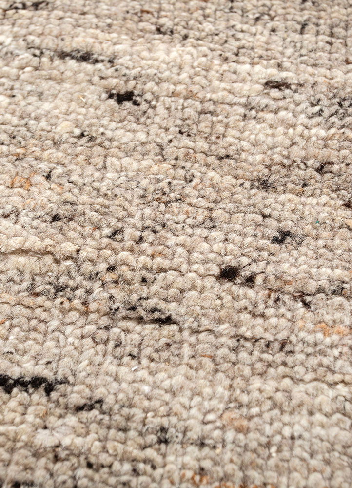blythe grey and black wool hand knotted Rug - CloseUp blythe grey and black wool hand knotted Rug - CloseUp
