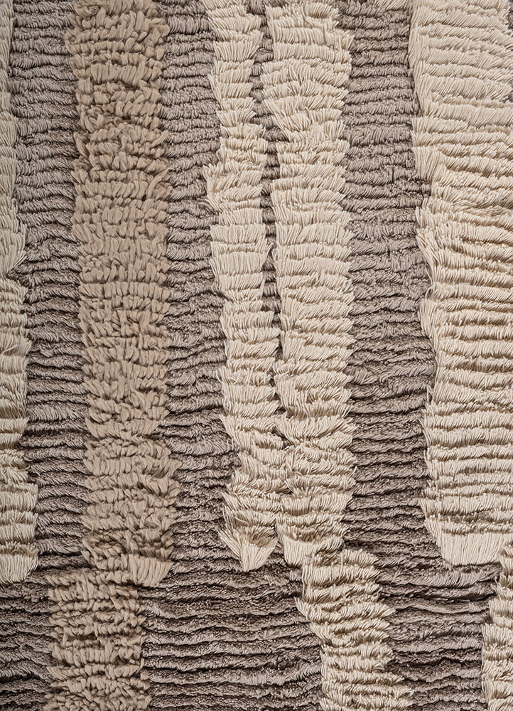 aprezo grey and black acrylic hand knotted Rug - CloseUp aprezo grey and black acrylic hand knotted Rug - CloseUp