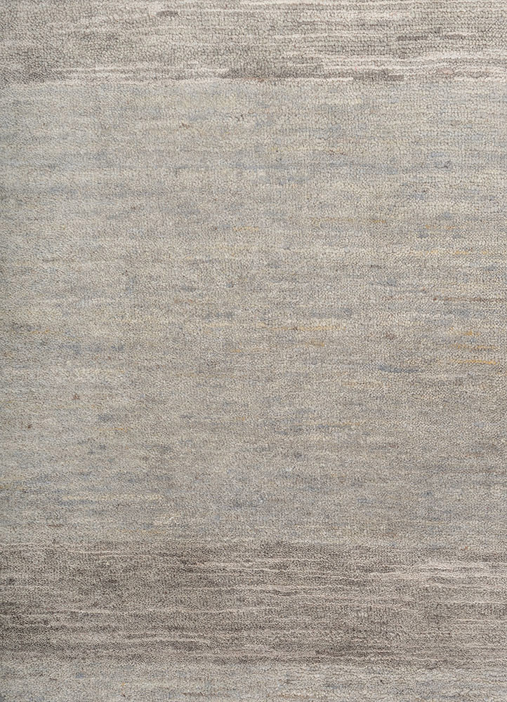aprezo grey and black wool and silk hand knotted Rug - CloseUp aprezo grey and black wool and silk hand knotted Rug - CloseUp