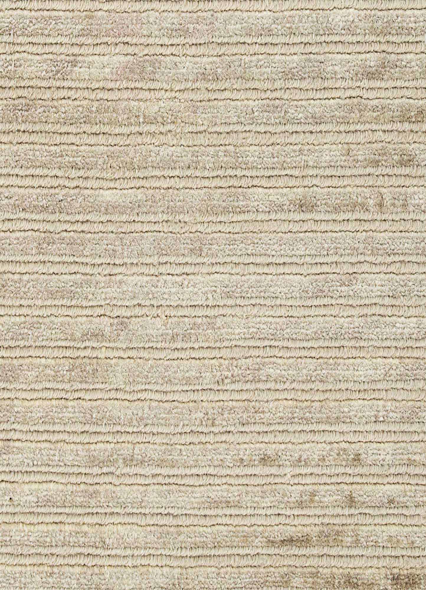 far east ivory wool and silk flat weaves Rug - CloseUp
