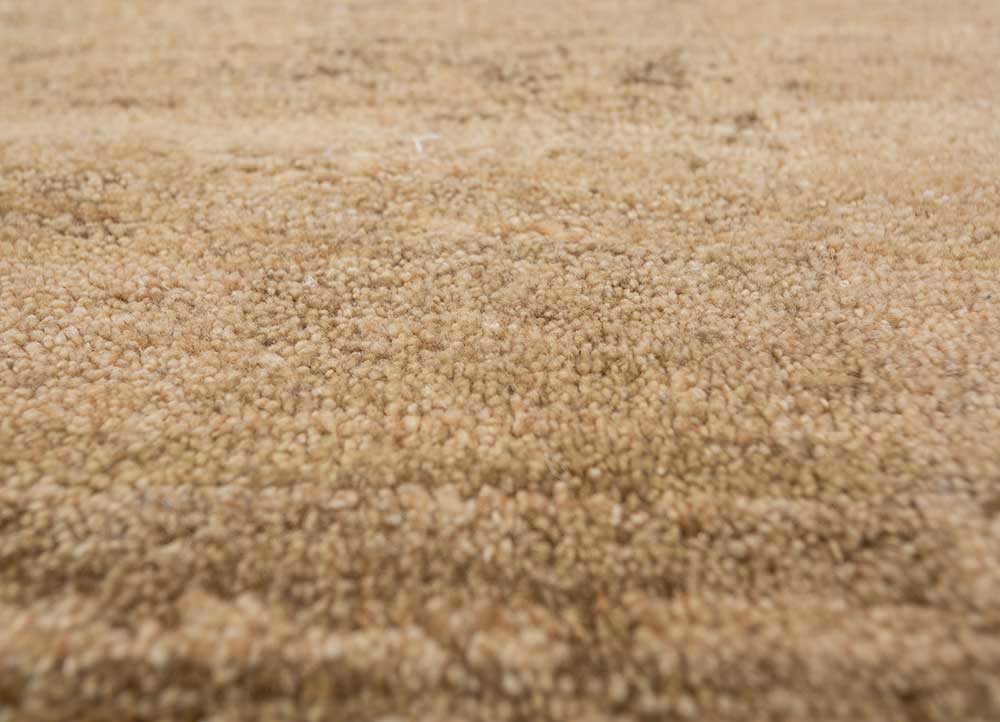 manifest beige and brown afghan wool hand knotted Rug - CloseUp
